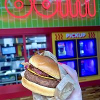 Ranchero burger   at Earth Burger - Oomi Kitchen  in Dallas