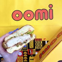 Chik’n sandwich   at Earth Burger - Oomi Kitchen  in Dallas