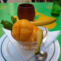 Mangosorbet at MadCuba in Funchal