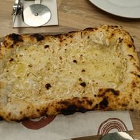 Vegan cheesy garlic bread at Orto Pizzabar in Belfast