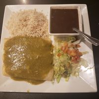 Beyond meat enchiladas at Botanas Restaurant and Bar in Branson