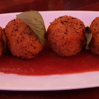 Vegan Arancini at Civerinos in Edinburgh