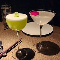 martinis at Hakkasan - Mayfair in London