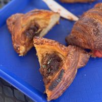 Carmelized onion fig tart   at Bakers Bench in Los Angeles