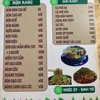Menu   at Chay 757 in Ho Chi Minh City