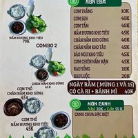 Menu   at Chay 757 in Ho Chi Minh City