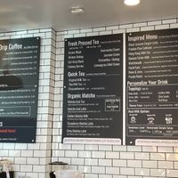 Menu at Loose Leaf Boba Company in Long Beach