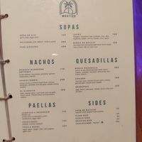 Menu at Mestizo in Iloilo City