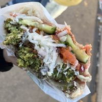 falafel pita 🥙   at Maoz - Xavier Privas in Paris