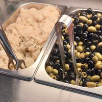 Salad bar at Maoz - Xavier Privas in Paris