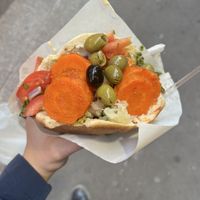 Falafel kebab   at Maoz - Xavier Privas in Paris