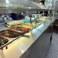Salad bar  at Maoz - Xavier Privas in Paris