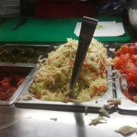 Open bar salads at Maoz - Xavier Privas in Paris