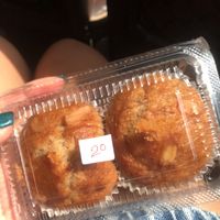 banana cakes  at Trang City Hall Vegetarian Food in Trang