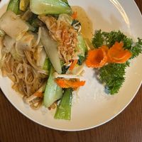 Vegetable Stir Fry with vegan sauce at Hoang's Restaurant Vietnamese Cuisine in Hanoi