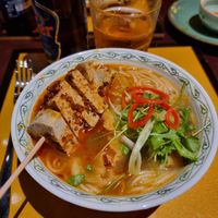 Spicy Rice Noodle #Veganuary at V Vegan in Hoi An
