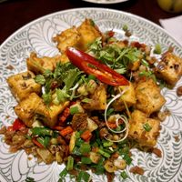 Crispy tofu with salt and pepper   at V Vegan in Hoi An
