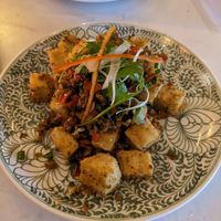 Salt and pepper tofu at V Vegan in Hoi An