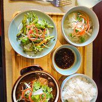 Wow, What delicious food at Vegan café & Restaurant. at V Vegan in Hoi An