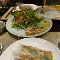 Crispy pancakes  at V Vegan in Hoi An