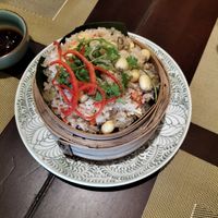 Lotus rice at V Vegan in Hoi An