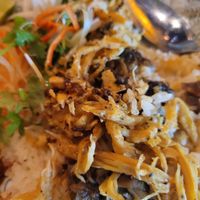 Vegetarian chicken rice at V Vegan in Hoi An