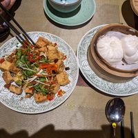 Tofu and dumplings at V Vegan in Hoi An