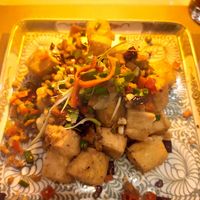 Crispy tofu with salt and pepper #Veganuary at V Vegan in Hoi An