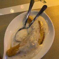 Banana flambé  at V Vegan in Hoi An