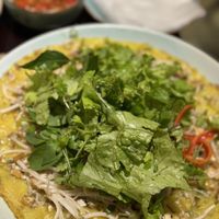 Crispy pancakes   at V Vegan in Hoi An