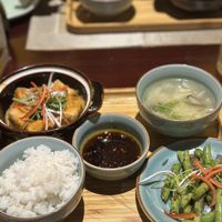Family meal set 2 with tofu soya cheese   at V Vegan in Hoi An