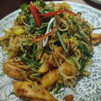 Turmeric noodles were very good at V Vegan in Hoi An