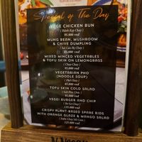 Special of the day  at V Vegan in Hoi An