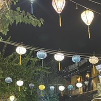 View from the outdoor tables at the frontt  at V Vegan in Hoi An