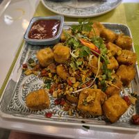 Tofu with salt and pepper at V Vegan in Hoi An