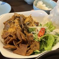 cau lau noodles  at V Vegan in Hoi An