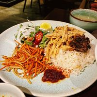 ‘Chicken’ rice  at V Vegan in Hoi An