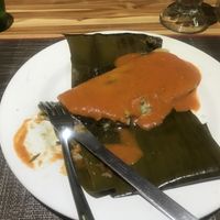 Tamale at Vegan Planet in Cancun