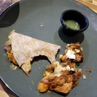 Sorry about that...I attacked it forgetting to take a pic first. at Vegan Planet in Cancun