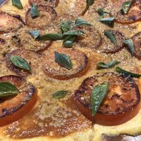 Amazing margarita pizza  at Vegan Planet in Cancun