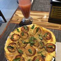 Fruit juice  at Vegan Planet in Cancun