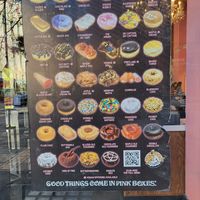 Vegan donuts are clearly marked at Voodoo Doughnuts in San Antonio