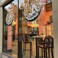 Cute store! Even better inside! East to find on river walk.   at Voodoo Doughnuts in San Antonio