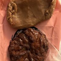 Maple and fritter  at Voodoo Doughnuts in San Antonio