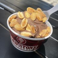 Ice cream, asked for peanuts on top   at Cold Stone Creamery in Lake Mary