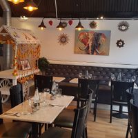 Interior at Delhiwala Food in Leeds