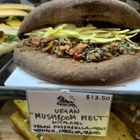 Vegan pitta   at Black Lion Bakery & Cafe in Wellington