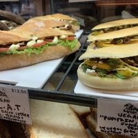 Vegan sandwiches   at Black Lion Bakery & Cafe in Wellington