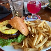 Pineapple Teriyaki Beyond Burger at Papa Kona in Kailua Kona