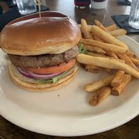Teriyaki burger with beyond patty  at Papa Kona in Kailua Kona